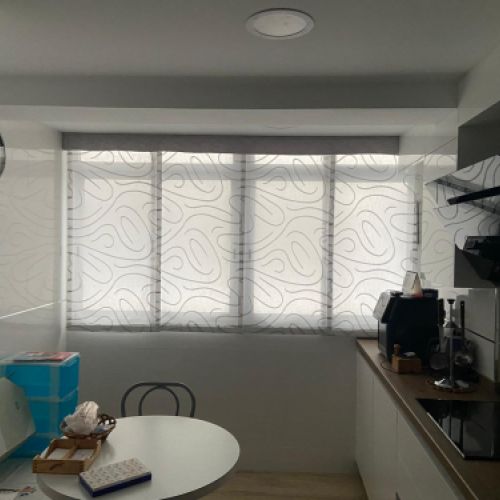 Paneles japoneses en salón