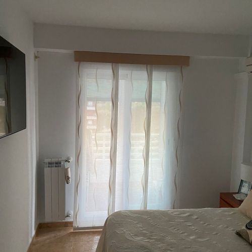 Paneles japones ventana estrecha