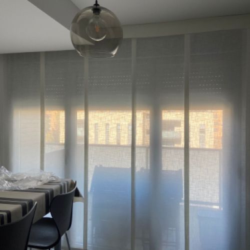 Paneles japoneses balcón